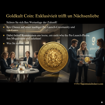 Der Goldkult & Geistreich Coin – Exklusiver ! Zugang Investieren mit Sinn