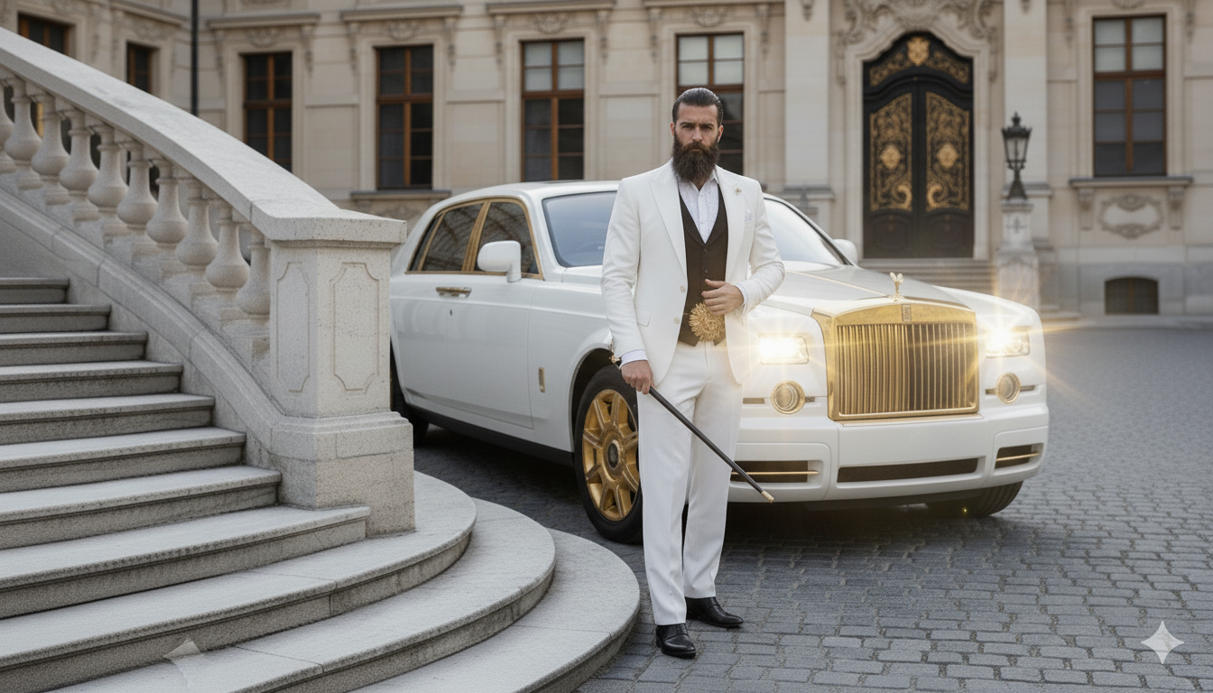 Goldkult Gürtelschnalle - The Lion - Gelbgold Poliert - Goldkult-Shop