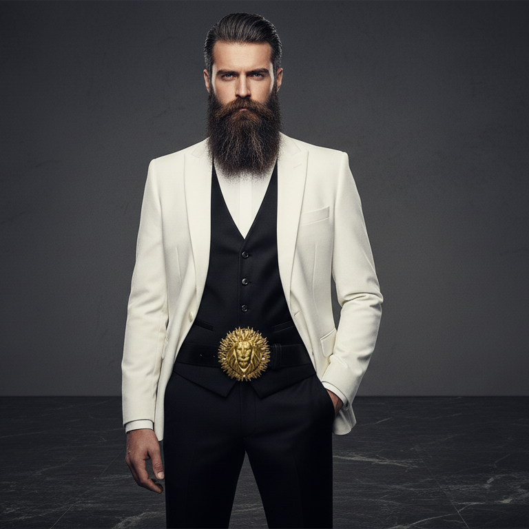 Goldgürtel - Gelbgold - Schwarz 