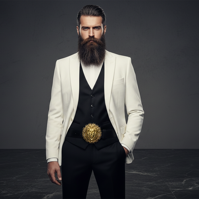 Goldgürtel - Gelbgold - Schwarz 