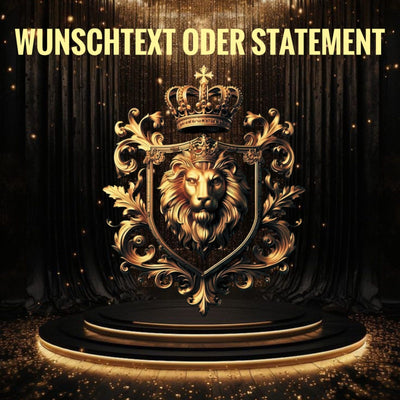 Wunschtext oder Statement - Goldkult-Shop