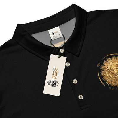 Goldkult Couture Poloshirt – Eleganz trifft Komfort - Black & White - Goldkult-Shop